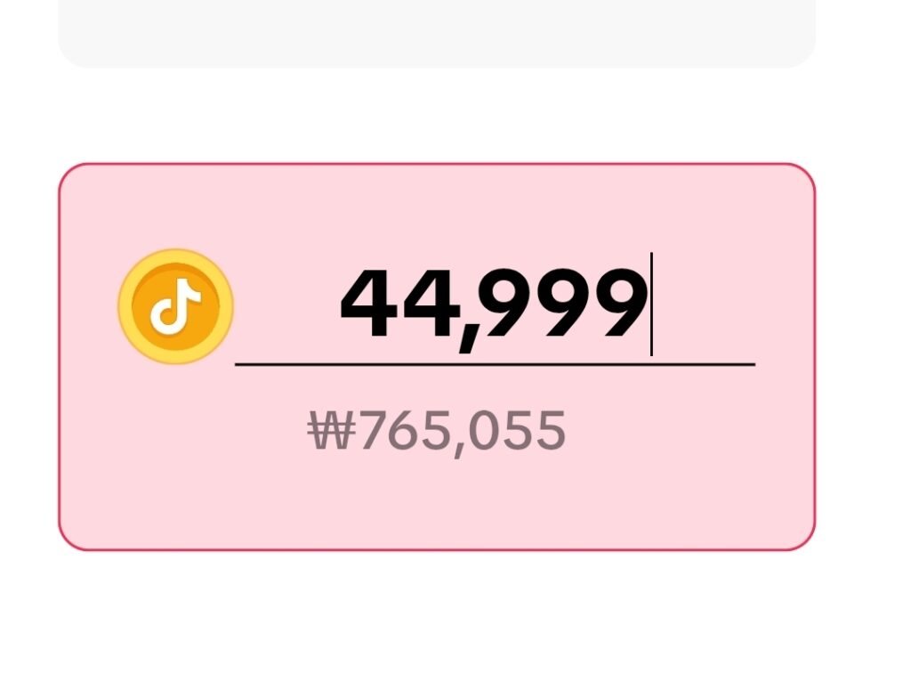 틱톡코인충전 정보